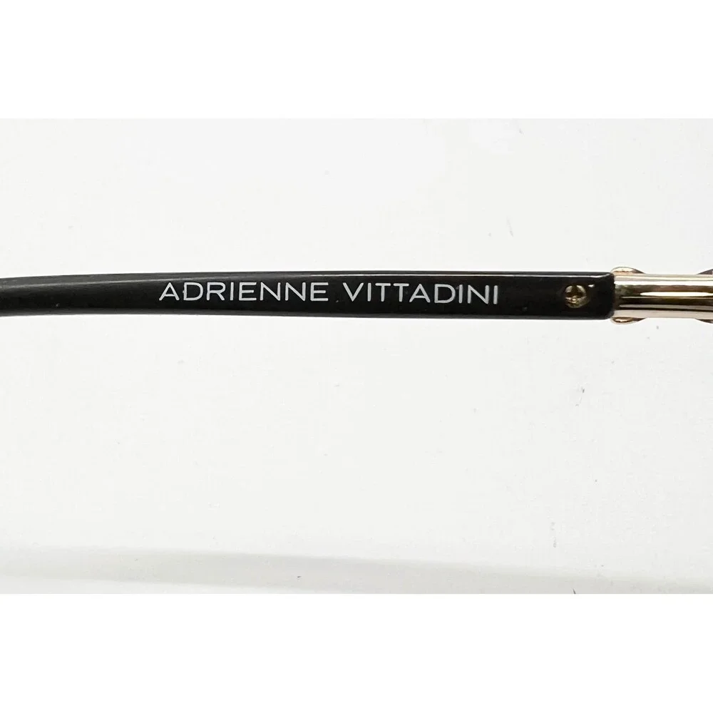 Adrienne Vittadini Eyeglass Frames Womens Brown AV1240 Lattice Temple 55-16-140